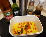 A picture of step 3 of Drunken Shrimp.