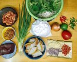 A picture of step 1 of Nha Trang Tapioca Noodle Soup (Bánh Canh Bột Lọc).