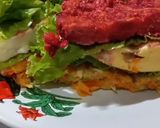 Foto langkah ke 4 dari resep Pancake Buah Bit / beetroot.