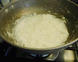 A picture of step 3 of Coconut burfi.