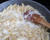 Foto del passaggio 3 della ricetta Pennette 4 formaggi e speck 🥓🧀😋