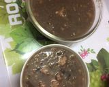 Hình bước làm 4 của món Cháo đậu xanh, đậu đen, tôm
