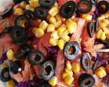 Foto del paso 5 de la receta Ensalada de lombarda, tomate, calabacín con vinagreta de mostaza