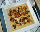 Foto del paso 7 de la receta: Crema de calçots asados en airfryer con champiñón y salsa "estilo romesco"
