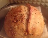 Foto langkah ke 20 dari resep Wijen Jinten Hitam Chili Flakes Cheese Sourdough Bread (Open Bake Method).