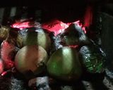 Foto del paso 2 de la receta: Asado con ensalada de verdes, ensalada de cebollas ahumadas, papas al fuego y pasta de ajo 
