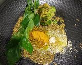 A picture of step 3 of Kala chana masala.