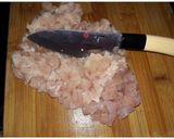 A picture of step 1 of Steamed Chicken Dumplings (Momos).