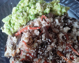 Foto del paso 13 de la receta: Arrocito de coliflor con berenjenas salteadas!!! 😁🍙🍚🍆🥕🌰🥒🍆🍚🍙