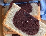 A picture of step 3 of Eggless marble cake.