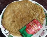 A picture of step 3 of Masala Oats chilla.