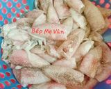 Hình bước làm 1 của món Mực sữa rim nước mắm
