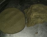 A picture of step 1 of Bajra ke roti or saag with rayta or salad.