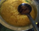 A picture of step 5 of Mung Dal khichadi.
