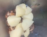 Foto del paso 5 de la receta: Crema de champiñones y portobellos con pollo