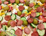 عکس مرحله 1 از دستور سالاد سوسیس