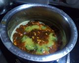 A picture of step 3 of Dal methi.