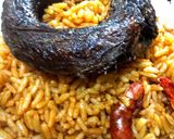 A picture of step 11 of Sea Food Jollof Rice.
