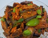 Foto langkah ke 6 dari resep Oseng terong tongkol.