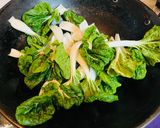 奶油小白菜炒豆皮的食譜步驟4照片