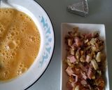 Foto del paso 1 de la receta: Tortilla de boletus y quesito
