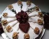 Dió torta tejszínes mascarpone krémmel recept fázis 6 fotója