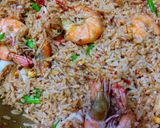 Gambar langkah 3 resipi Nasi Goreng Seafood.