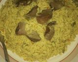 A picture of step 8 of Liver fried rice.