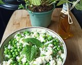 Une image de l'étape 1 de Brousse à la menthe et aux petits pois.