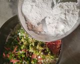 A picture of step 2 of Manchurian Roasty Pav.