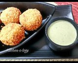 A picture of step 2 of Cheesy Corn Balls.