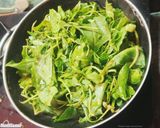 A picture of step 1 of Restraunt style PALAK PANEER.