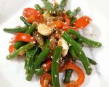 A picture of step 11 of Green beans salad.