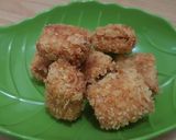 Foto langkah ke 4 dari resep Roti Tawar Goreng isi Kurma dan Keju.