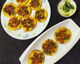 A picture of step 6 of Corn Mini Uttapam.
