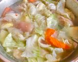 Hình bước làm 4 của món Chân giò heo hầm rau củ (cà rốt, khoai tây, bắp cải)