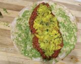 A picture of step 6 of Masala Aloo Frankie.