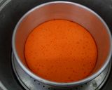 Foto langkah ke 8 dari resep Steamed Rainbow Cake Super Lembut.