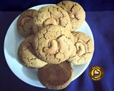 A picture of step 9 of Oats Wheat Flour and Jaggery Eggless Cookies.