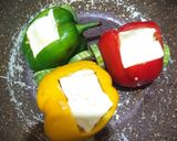 A picture of step 9 of Cheese Maggi stuffed cheese bell pepper.