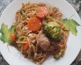 Foto del paso 4 de la receta Fideos con pollo y verduras