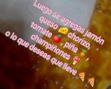 Foto del paso 4 de la receta: Pizza con piña y pimiento en microondas