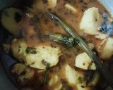 A picture of step 4 of Potato drumstick curry.