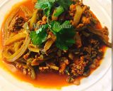 Foto del paso 3 de la receta: Nopales con carne molida💖