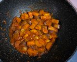 Gambar langkah 5 resipi Sambal Goreng Terung, Tempe & Bilis.