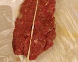 A picture of step 4 of Beef shawarma Kebabs.