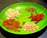 বাদাম ড্রাই ফ্রুটস রোল (badam dry fruits roll recipe in Bengali) রেসিপির ধাপ 1 ছবি