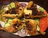 A picture of step 3 of California Farm Harissa Chicken.