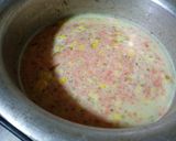 A picture of step 3 of Chicken Corn Soup.
