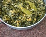 A picture of step 2 of Dal palak with mix veg kofta.
